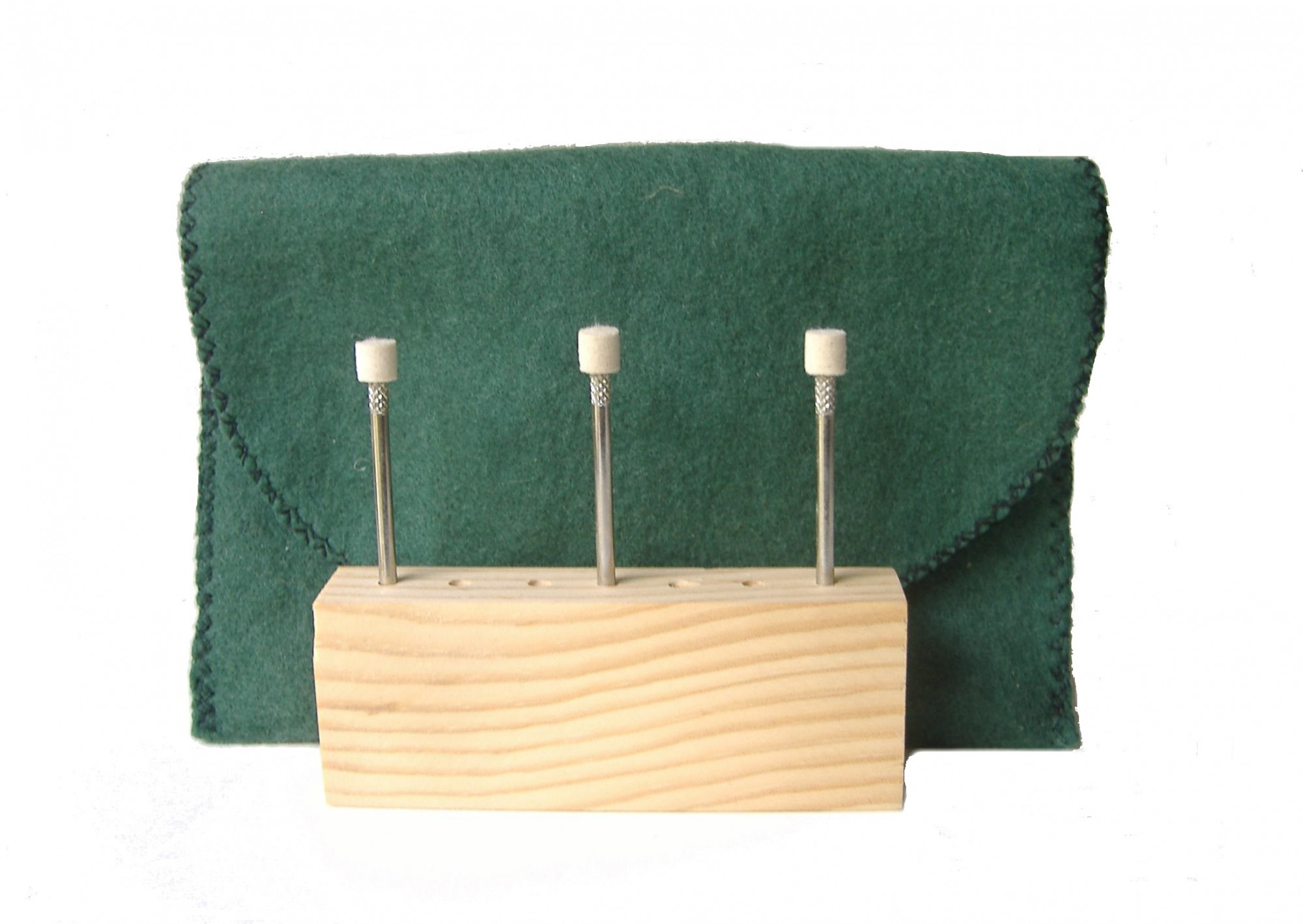 CB-14S-6 14 dia x 14 long x 18 shank Cylinder Felt Bobs in soft density 050 gmc3