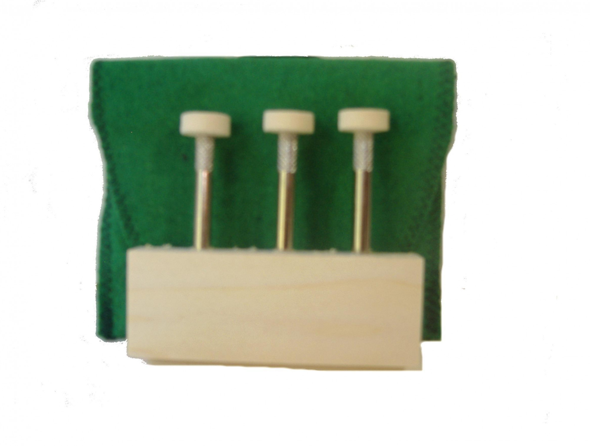 CB-5814M-3 58 dia x 14 long x 14 shank Cylinder Felt Bobs in medium density 060 gmc3