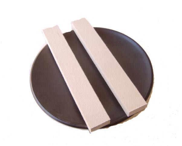 FB312HDH 3 wide x 12 long x 34 thick Felt Block in High Density Hard 070 gmc3
