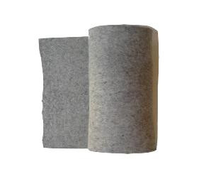 FM146751GYM 35 wide x 7 34 tapering to 7 long x 14 thick Grey Felt material in medium density 026 gmc3 - F-7