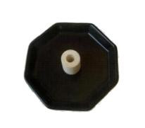 FW1012RHFB OD 10 x ID 1 x thick 2 Felt Buffing Wheel in rock hard density 080 gmc3