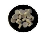 FW1516CES-24 OD 1 x ID Pin hole x thick 516 Felt Buffing Wheels in Extra Carbon Soft density 018 gmc3