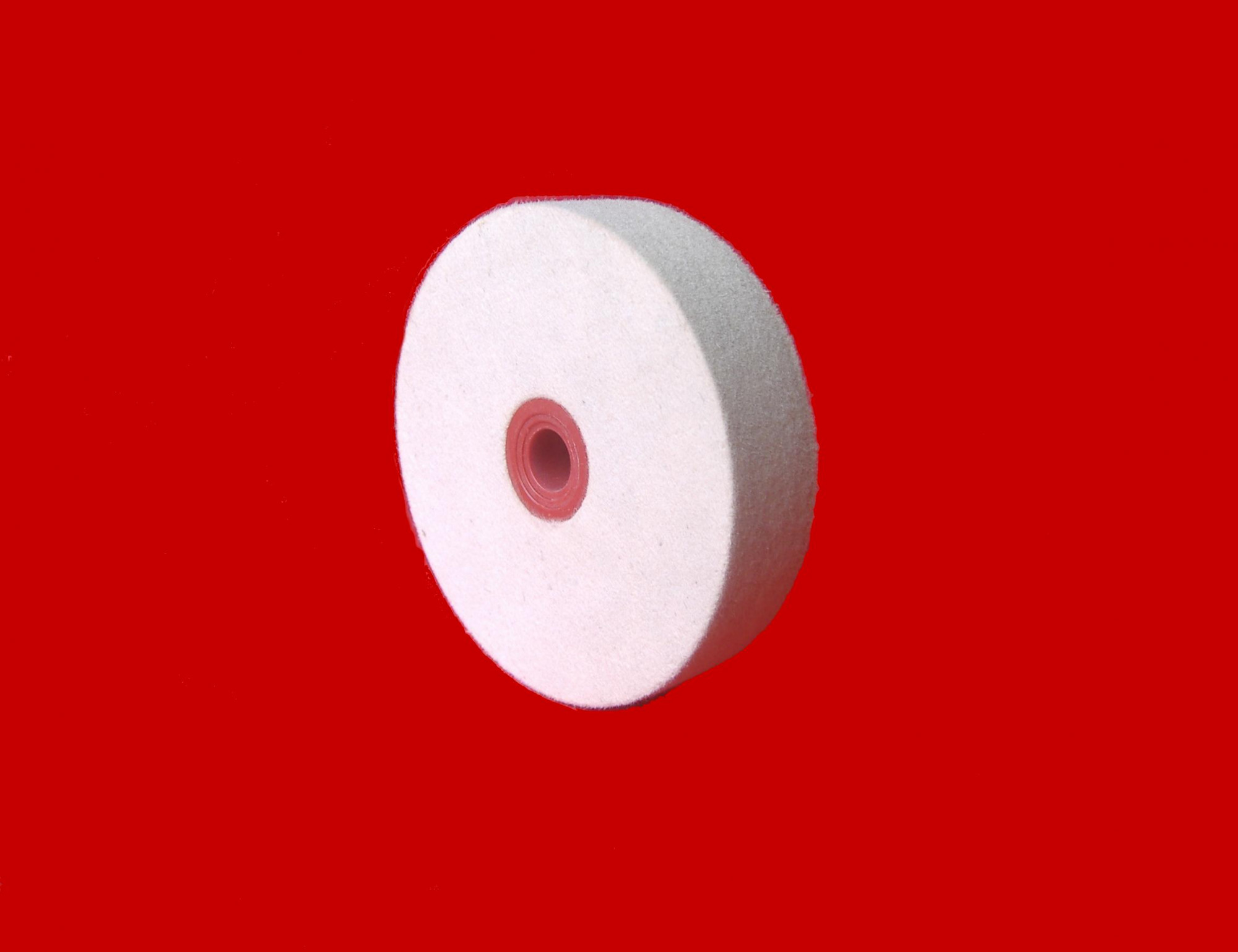 FW411MB OD 4 x ID 1 x thick 1 Felt Buffing Wheel in medium density 060 gmc3