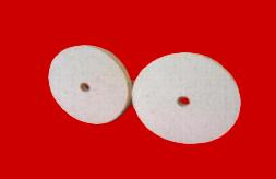 FW4VCM-2 OD 4 x ID 12 x thick 38 Felt Buffing Wheel with Black Loop Backing in Medium density 060 gmc3