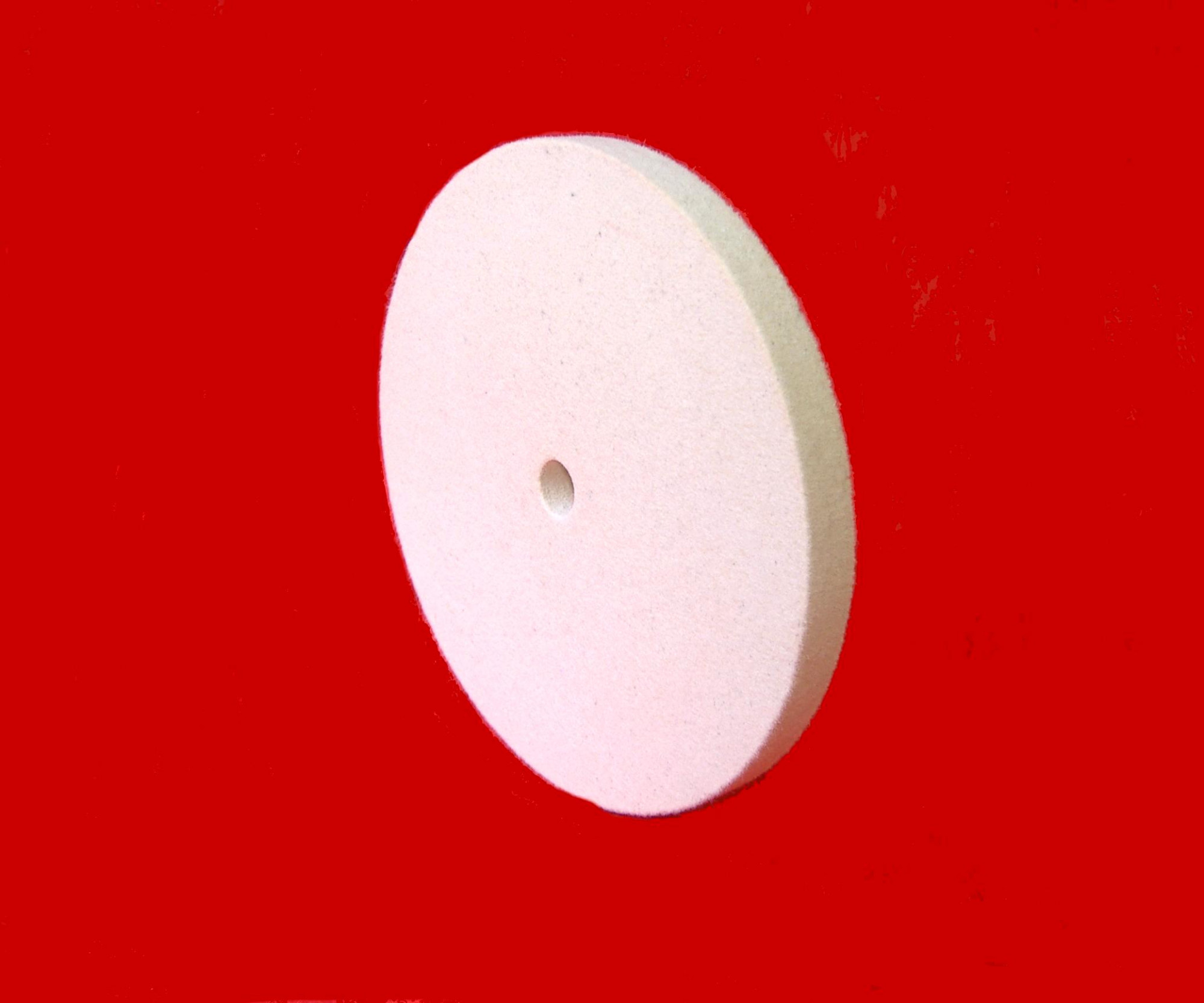 FW61214RH OD 6 x ID 12 x thick 14 Felt Buffing Wheel in rock hard density 080 gmc3