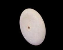 KEW10RHFB OD 1 x ID 1 x thick 12 Knife Edge Felt Wheel in Rock Hard density 080 gmc3