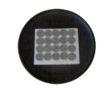 SAP118GYPK-94 1 diameter x 18 thick self-adhesive felt pads in medium density 026 gmc3 - F-7