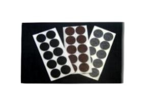 SAP1518BK-50 1 12 diameter x 18 thick Black self- adhesive felt pads