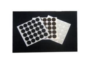 SAP1BK-100 1 diameter x 116 thick Black self-adhesive felt
