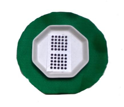 SAP316DCB-100 316 diameter x 116 thick Dark Chocolate Brown