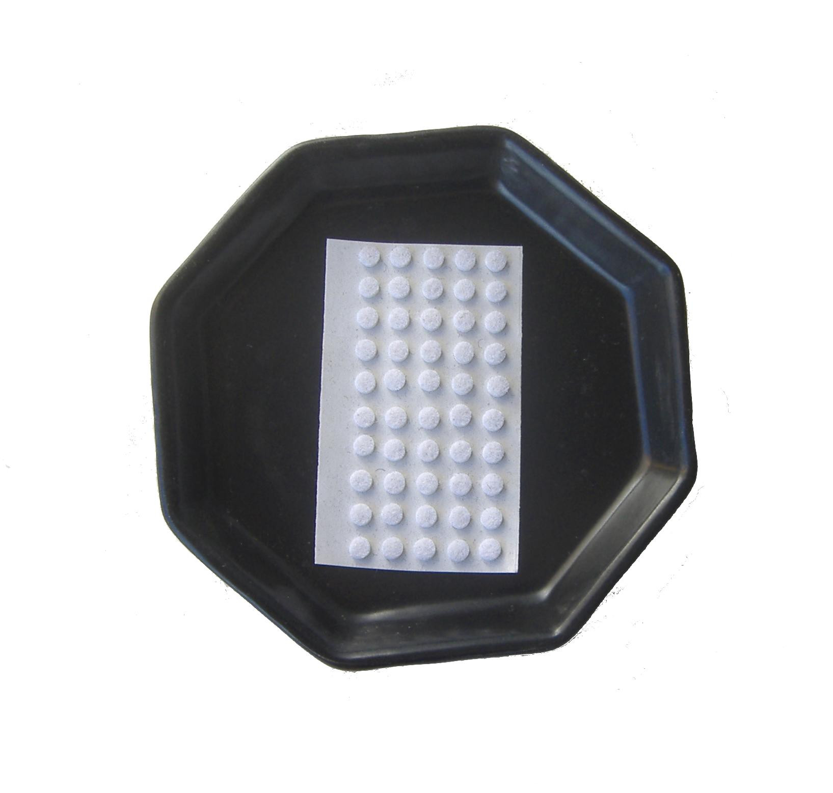 SAP316SW-100 316 diameter x 116 thick Snow White self-adhesive