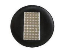 SAP3418GYC-100 34 diameter x 18 thick Grey self-adhesive felt pads