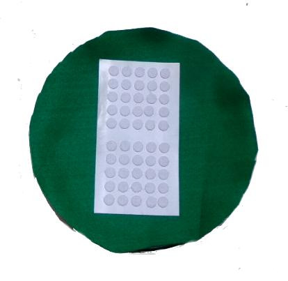 SAP38SW-100 38 diameter x 116 thick Snow White self-adhesive