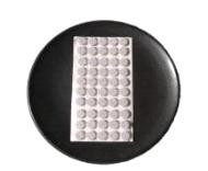 SAP5818WG-100 58 diameter x 18 thick Whitish Grey self-adhesive felt pads