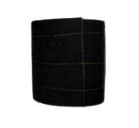 SAR1614BKM-12 16 wide x 12 long x 14 thick Black self-adhesive felt roll in medium density 030 gmc3 - F-5