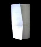 SAR16PSWM 18 wide x 24 long x 116 thick Snow White PolyesterAcrylic self-adhesive felt roll in medium density 026 gmc3 - F-5