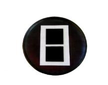 SASQ3BK-12 3 square x 116 thick Black self-adhesive felt square pads