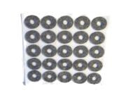 SAW1GY-50 OD 1 x ID 38 x thick 18 self-adhesive Grey felt washers in medium density 026 gmc3 - F-7