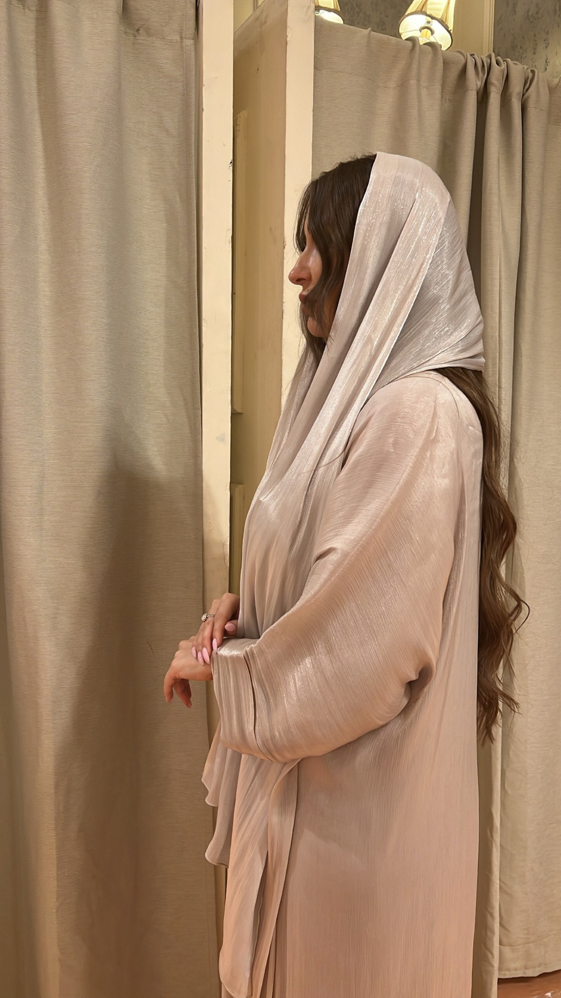 Biege chiffon