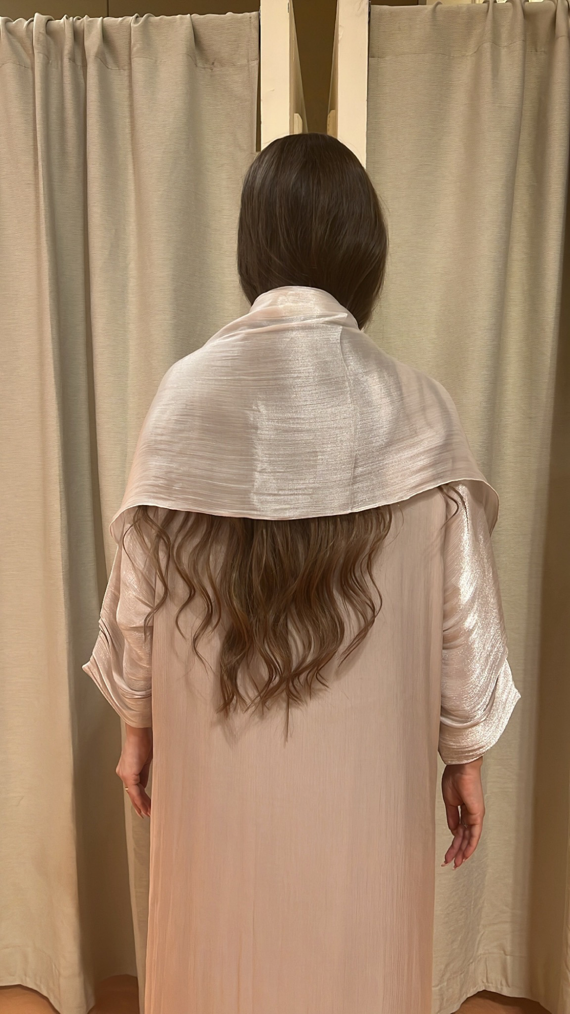 Biege chiffon