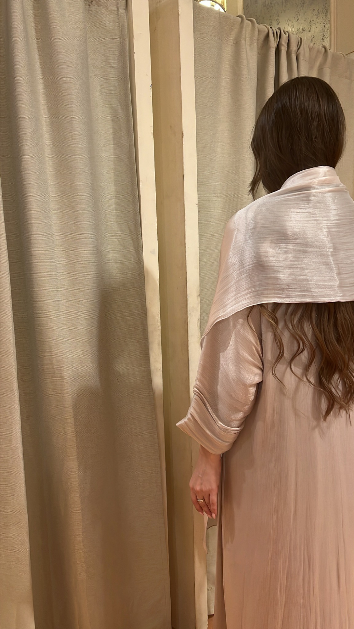 Biege chiffon