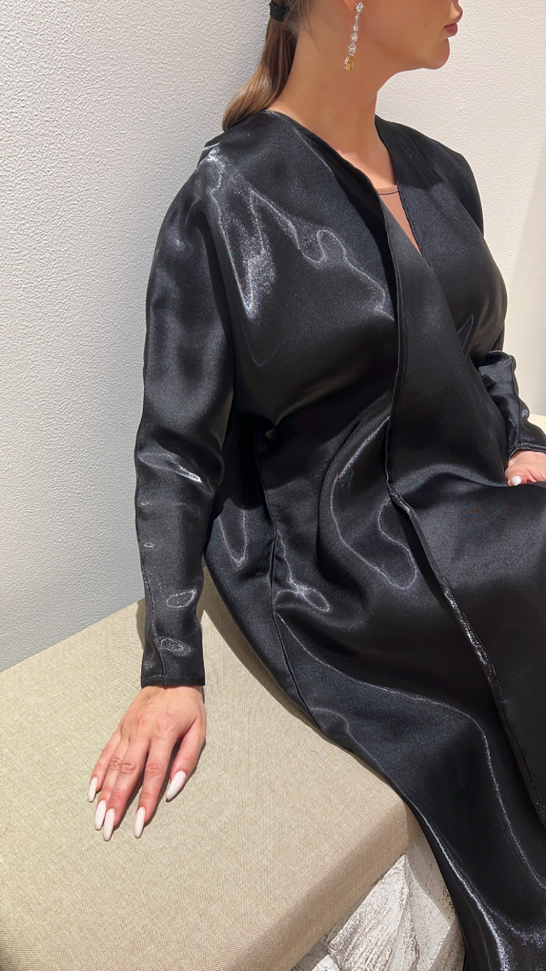 glowing black