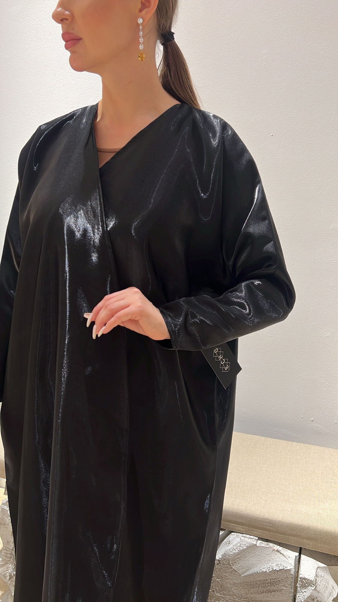 glowing black