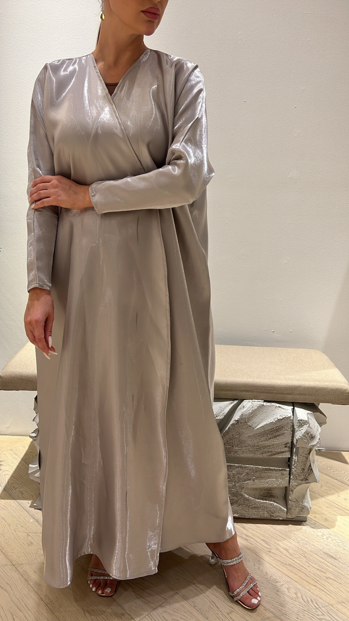 glowing light grey