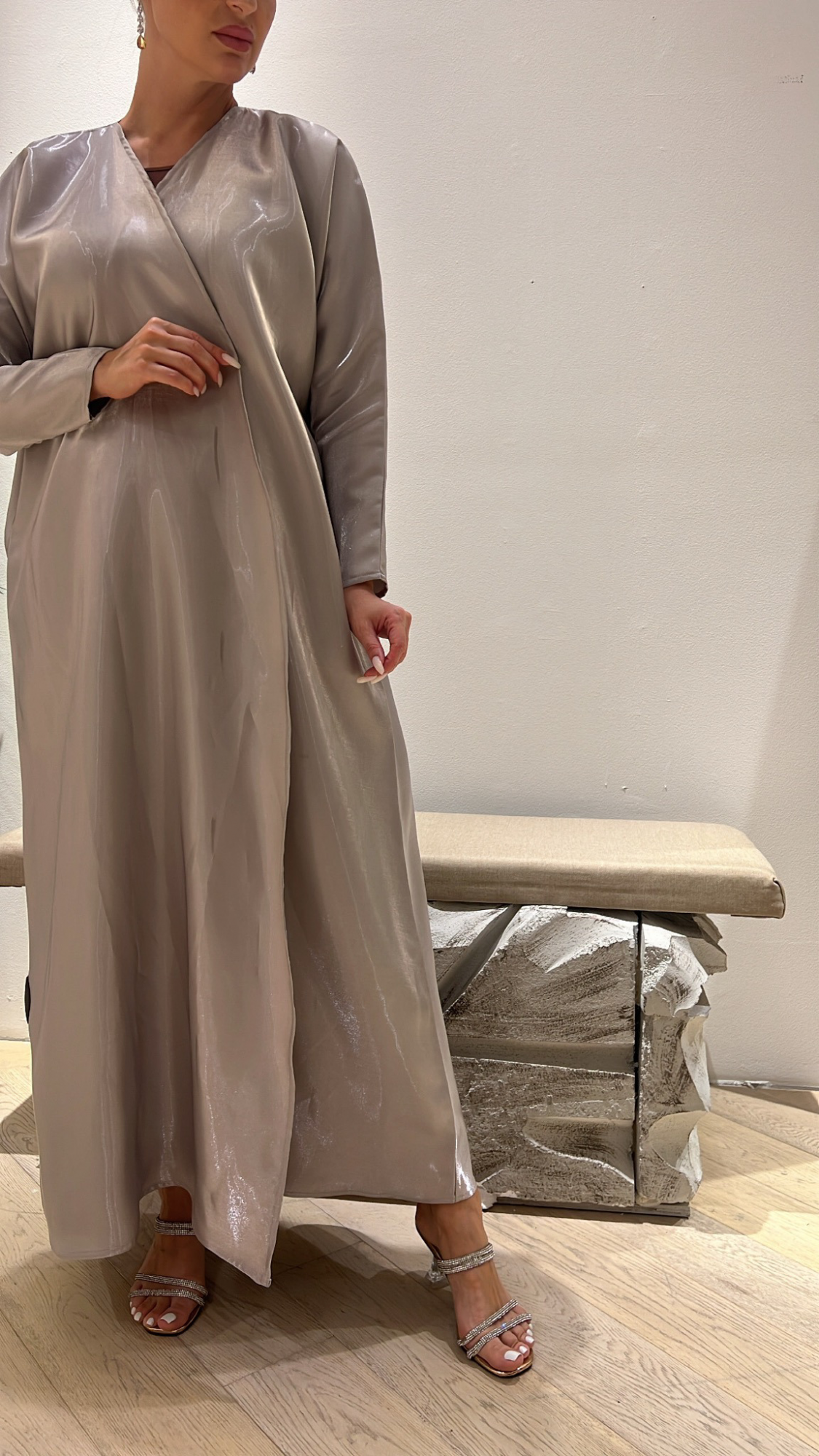 glowing light grey