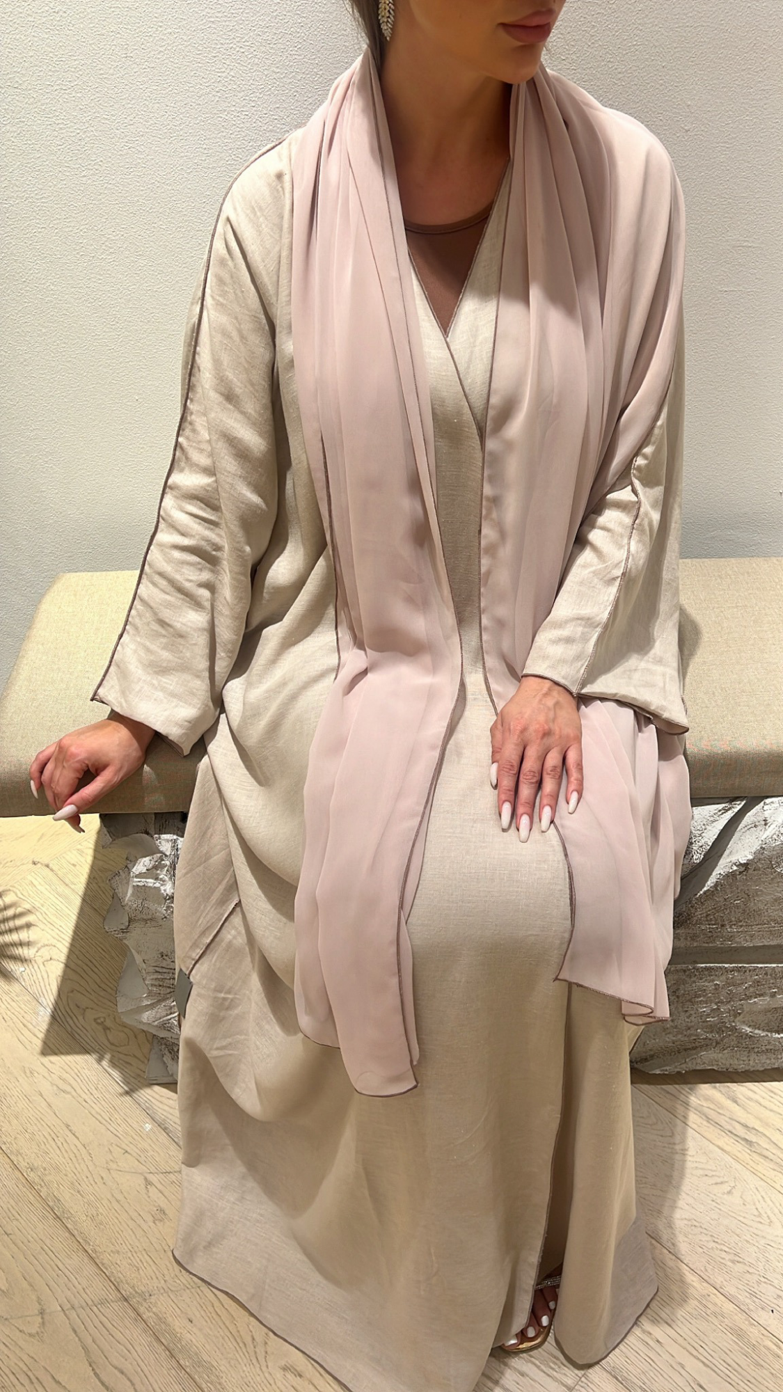 light brown linen