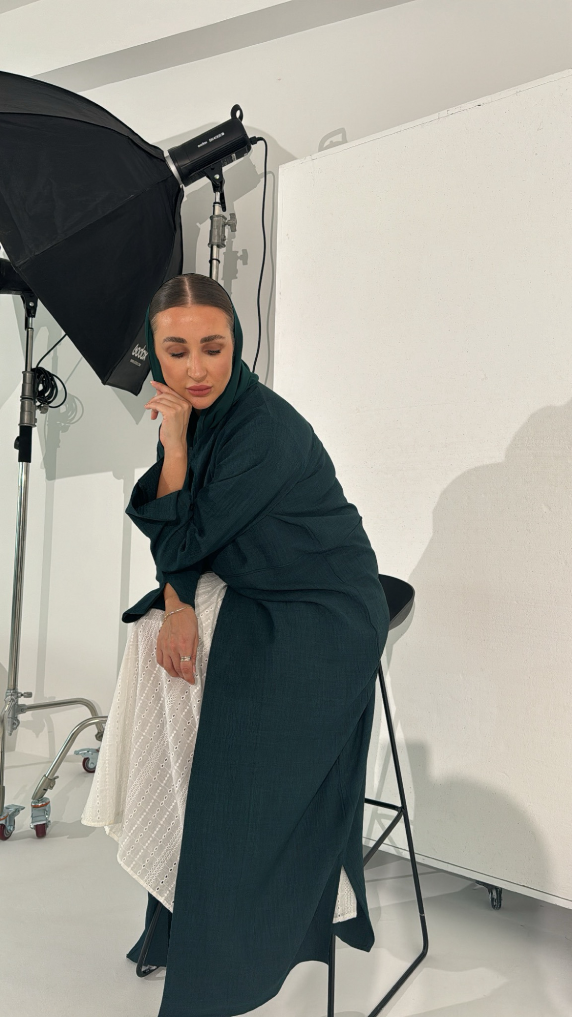 Linen- Dark olives