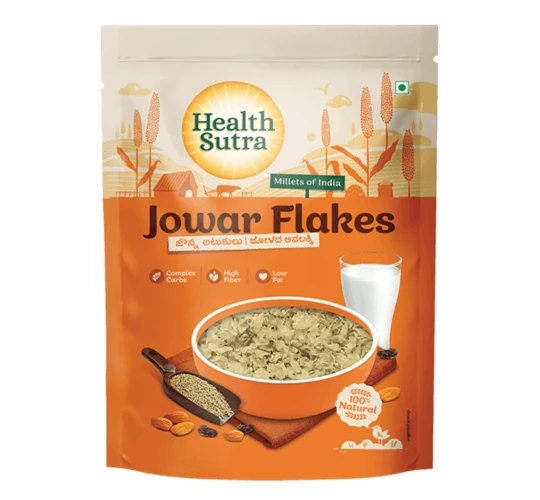 Health Sutra Jowar Flakes - 250 Gms 1+1