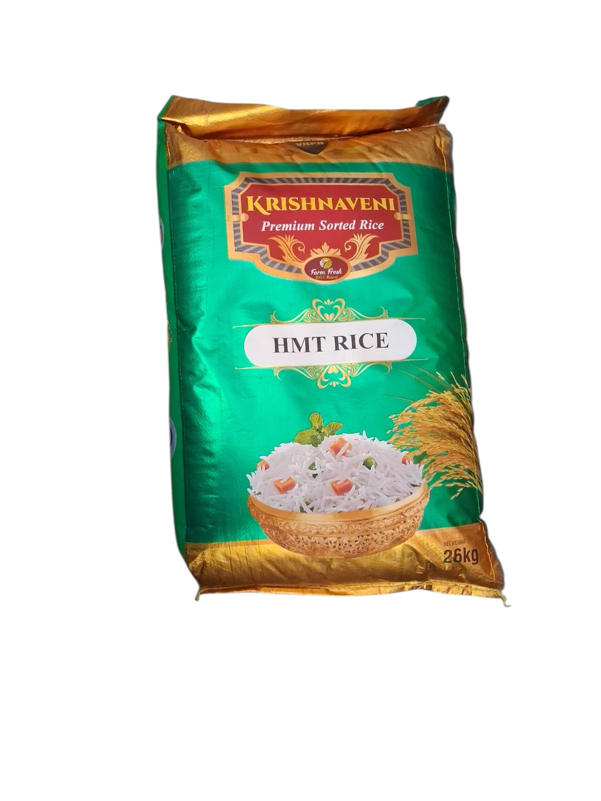 Krishnaveni - Premium Sorted HMT Rice - Aged 12 Months