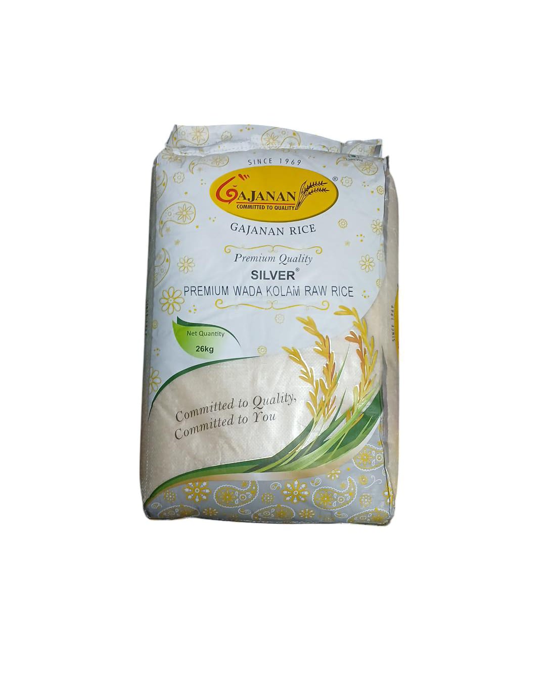 Shree Gajanan Industries - JSR Raw Rice / Premium Wada Kolam Raw Rice - Aged 12 Months