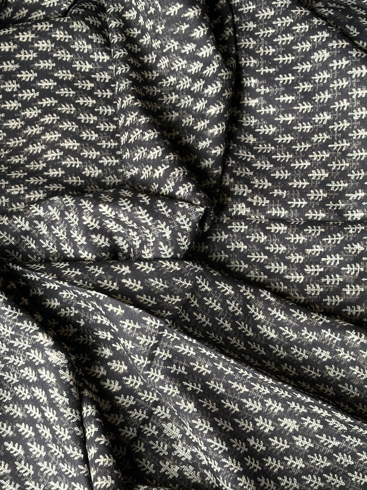 Bagru handblockprinted kota cotton saree