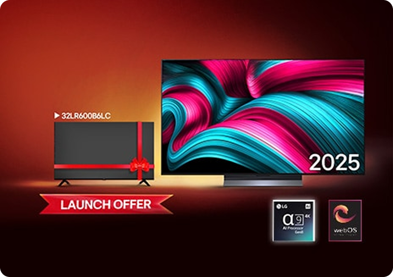 Own Your 2025 LG OLED/QNED &amp; Get 2nd TV worth ₹19990 at ₹1