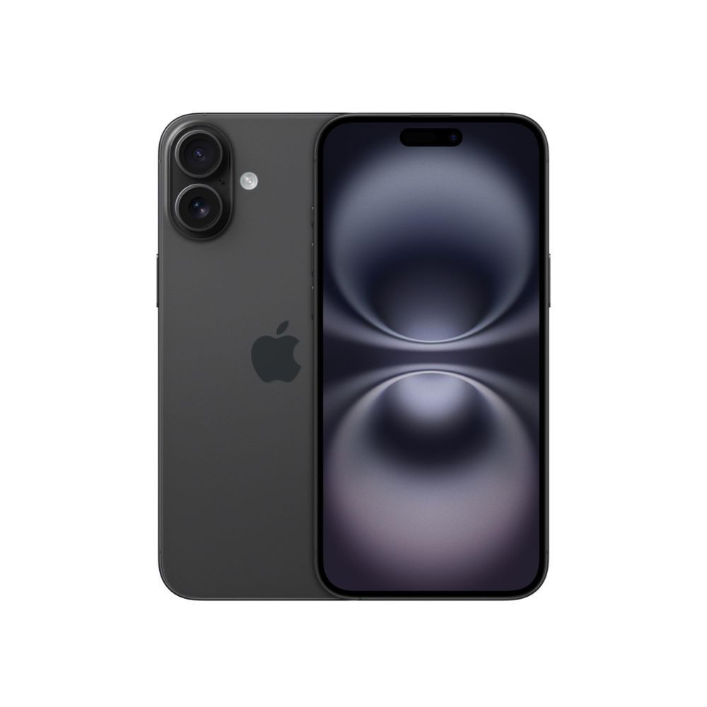 iPhone 16 Plus 256 GB 5G Smartphone Camera Control A18 Chip Extended Battery Life AirPods Compatible Midnight Black Finish