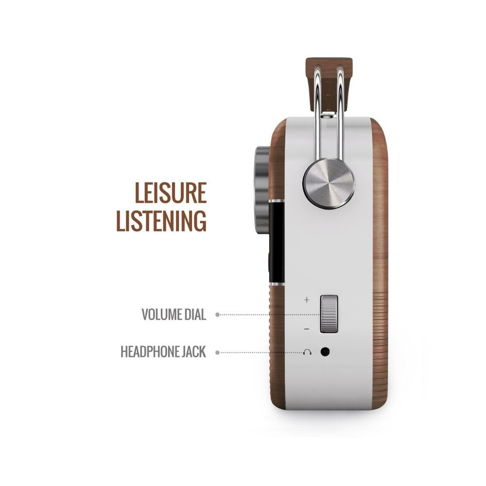 Saregama Carvaan Harmony Hindi Edition Oak Wood Brown 6W Stereo Bluetooth Home Speaker