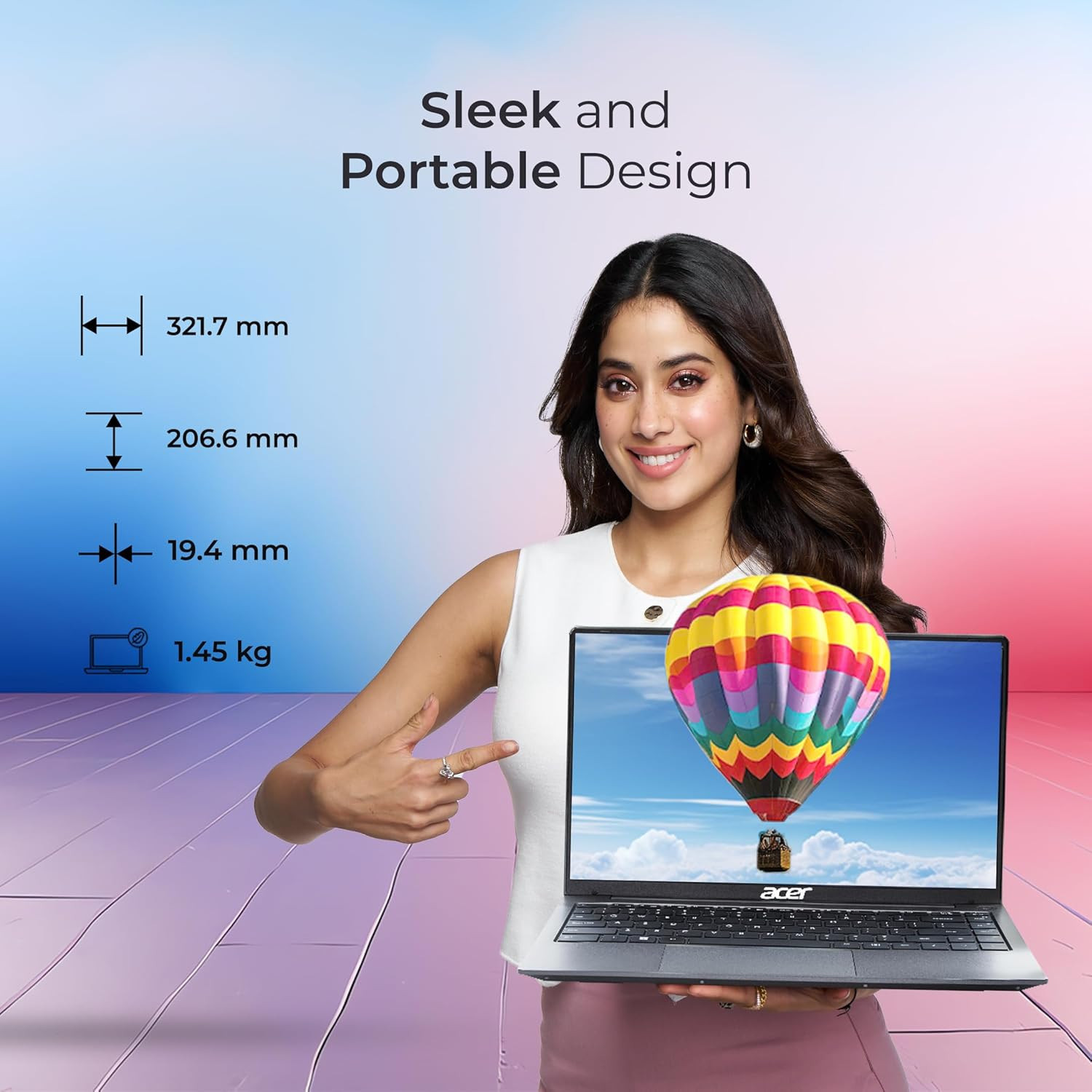 Acer Aspire 3 Laptop Graphite Shadow Intel Core i5-1235U 16GB RAM 512GB SSD 14 FHD IPS Display Intel Graphics Wi-Fi 6 Win11 Home A324-51 Backlit Keyboard 145 kg