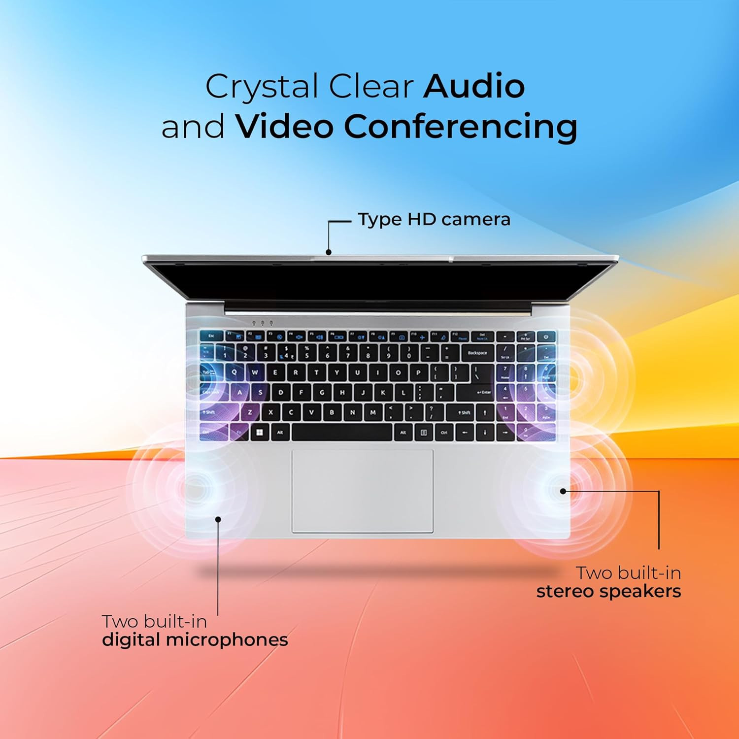 Acer Aspire 3 Laptop Glacier Silver Intel Celeron N4500 8GB LPDDR4X 512GB SSD Windows 11 Home A325-45 156 HD Display 15kg HD Webcam 38 WHr Battery