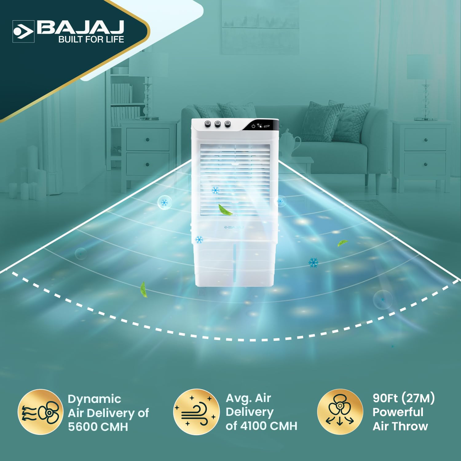 Bajaj StormMax 90L Desert Air Master