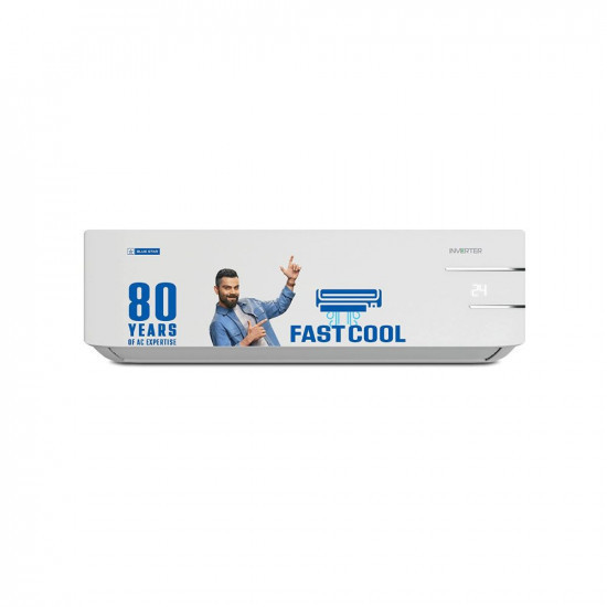 Blue Star 1 Ton 3 Star Convertible 5 in 1 Cooling Inverter Split AC Copper Multi Sensors Dust Filters Smart Ready Blue Fins Self Diagnosis 2023Model IC312YNUWhite