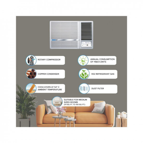 Blue Star ChillBreeze 15  3-Star Turbo Window AC