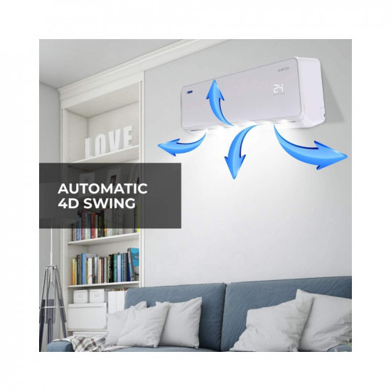 Blue Star SmartChill 15  3-Star Wi-Fi Inverter Split AC with 5-in-1 Convertible Cooling