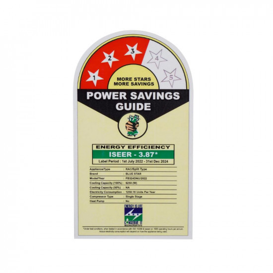 Blue Star PolarMax 20 3-Star Fixed Speed Split AC