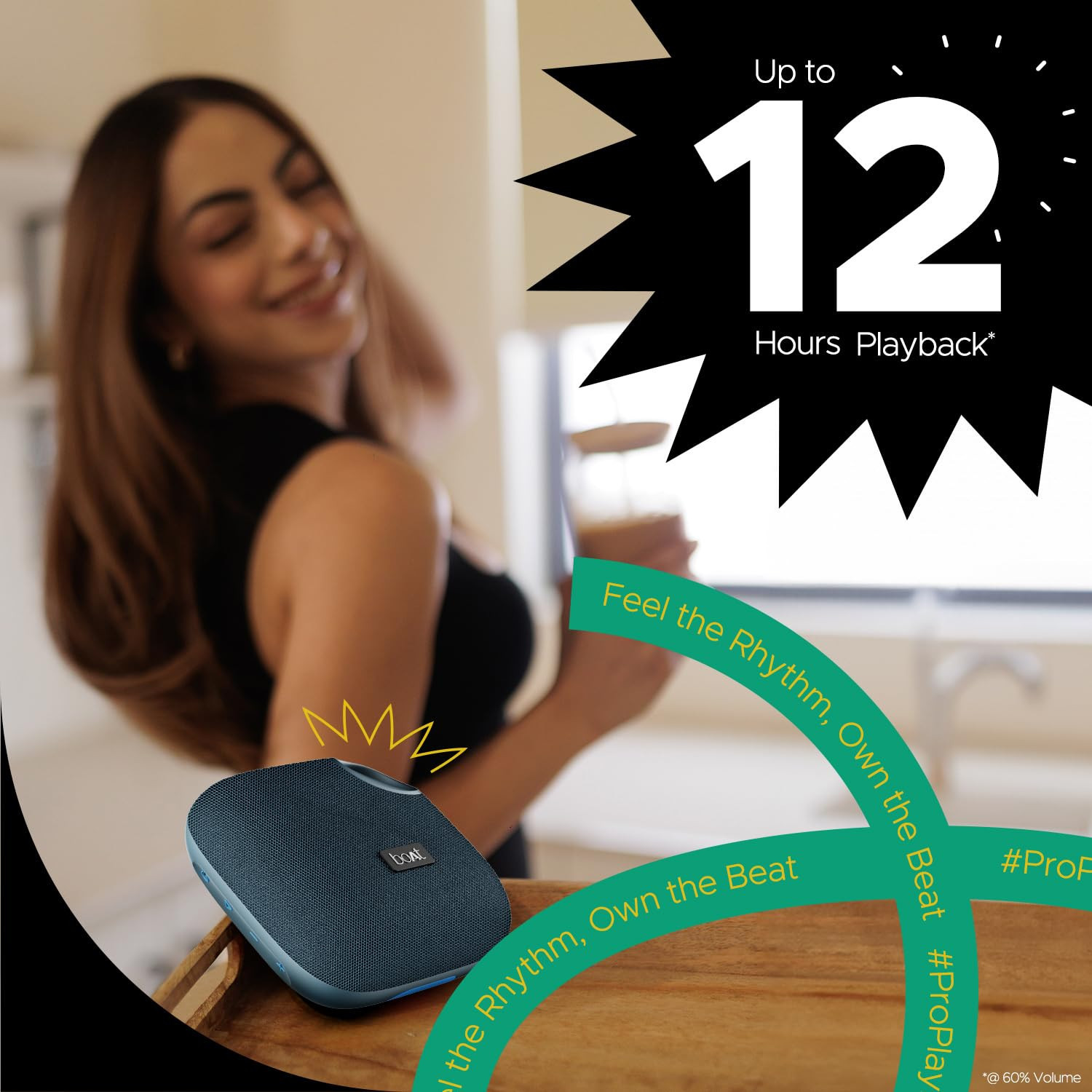 boAt StoneWave 193 Pro Bluetooth Speaker Tropical Blue