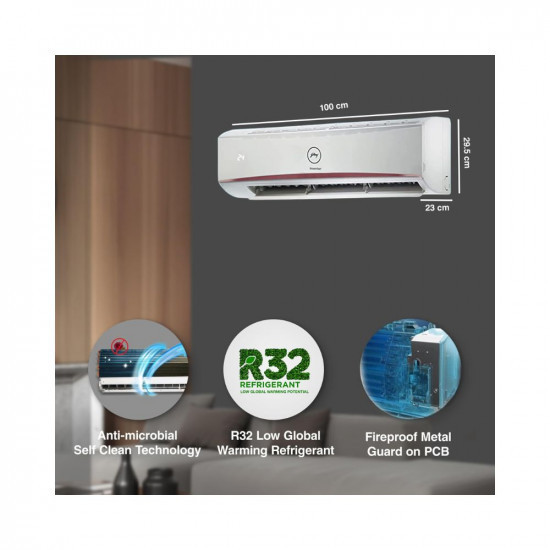 Godrej CoolBreeze 15T 3-Star Fixed Speed Split AC