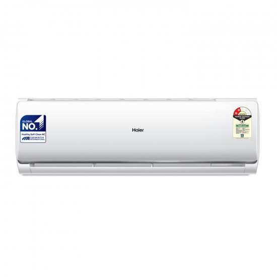 Haier 15 Ton 2 Star Fixed Speed Split AC Copper Antibacterial Filter 2023 Model HSU18T-TQS2BE-FS White