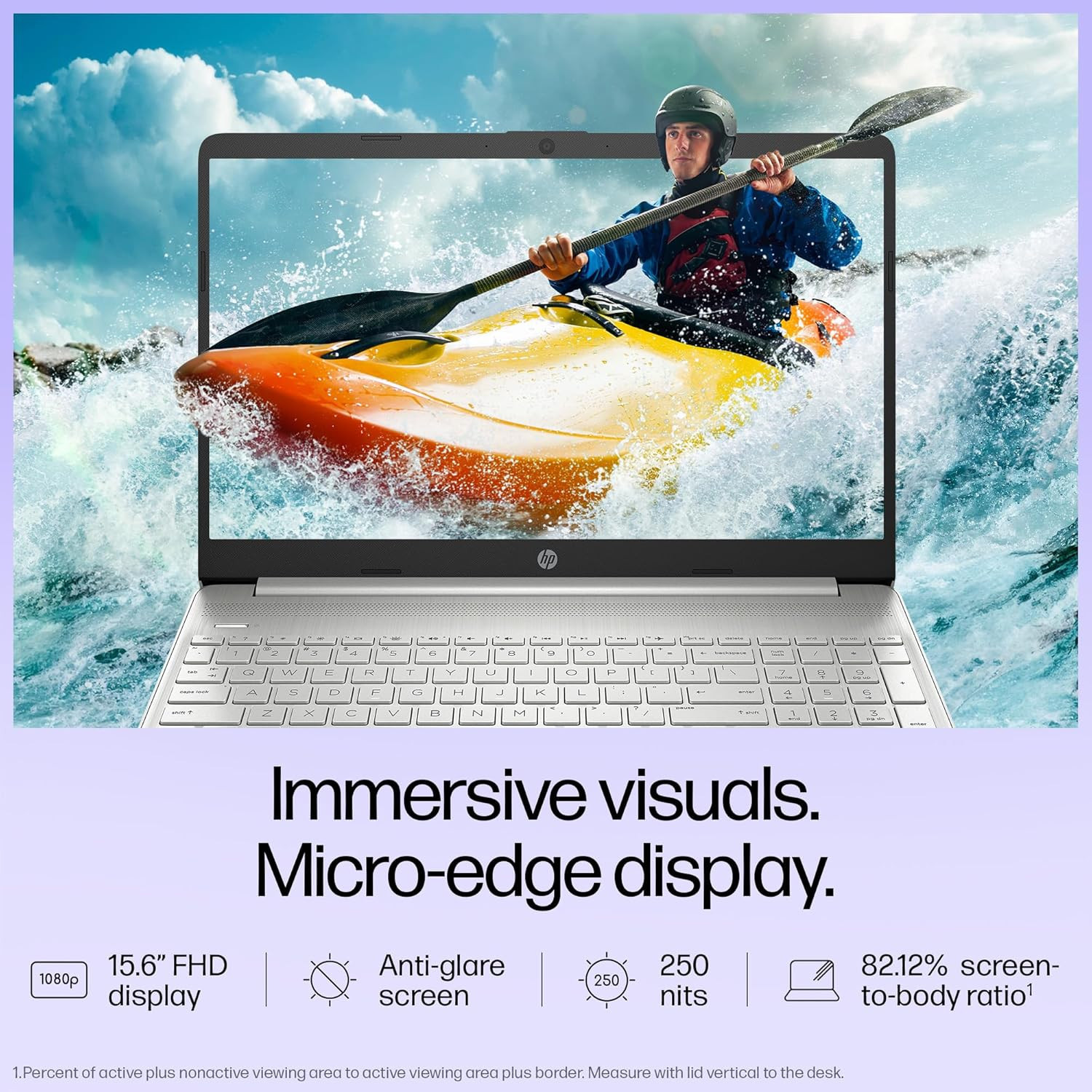 HP 15s Laptop Frost Gray 12th Gen Intel Core i3-1215U 8GB DDR4 256GB SSD 156 FHD Anti-Glare Display Intel UHD Graphics Windows 11 MS Office 2021 FY5010TU 169 kg