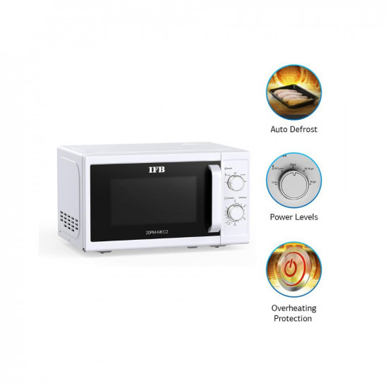 IFB 20 Litre Solo Microwave Oven 20PM-MEC2 White